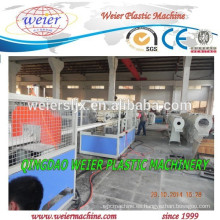 Maquinaria extrusora de tornillo doble cónico para la fabricación de tubería de PVC